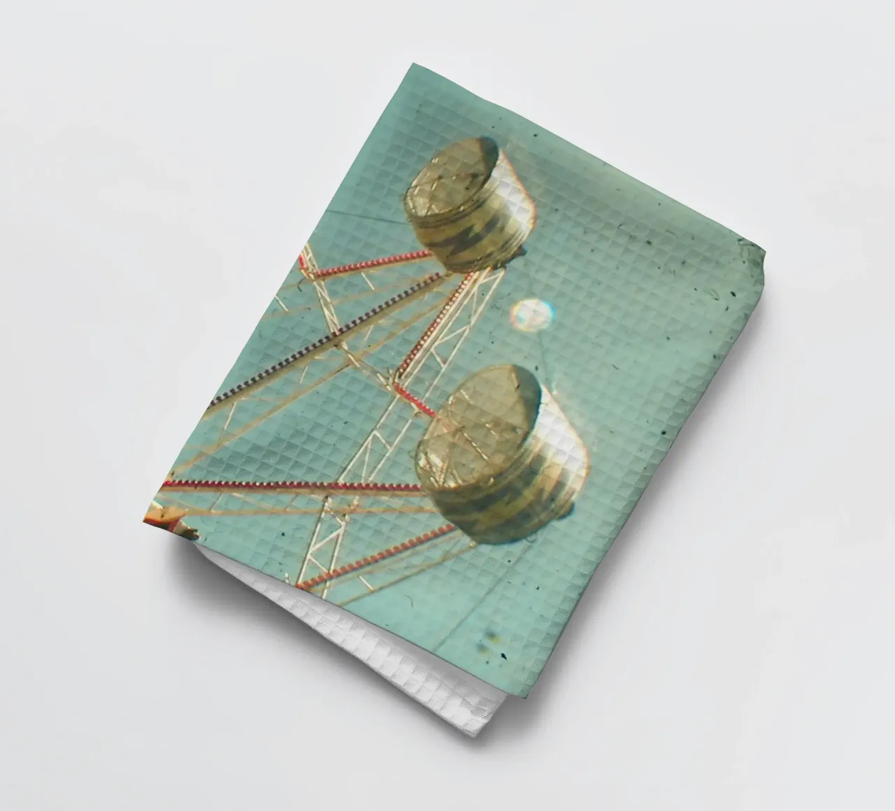 Ferris Wheel tea towel by Cassia Beck Photography