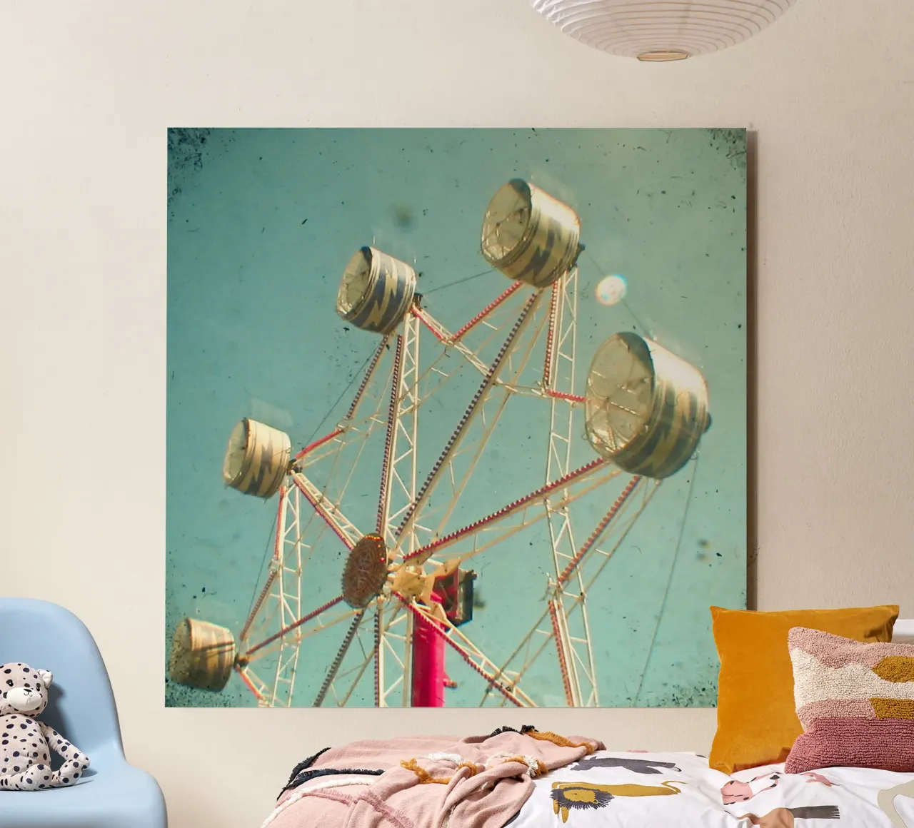 Ferris Wheel alu-dibond by Cassia Beck Photography