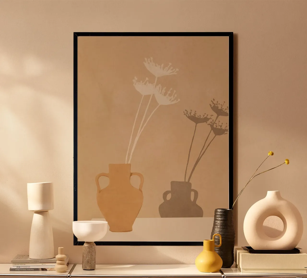 Natura morta morbida poster con telaio in plastica da LeaDArt