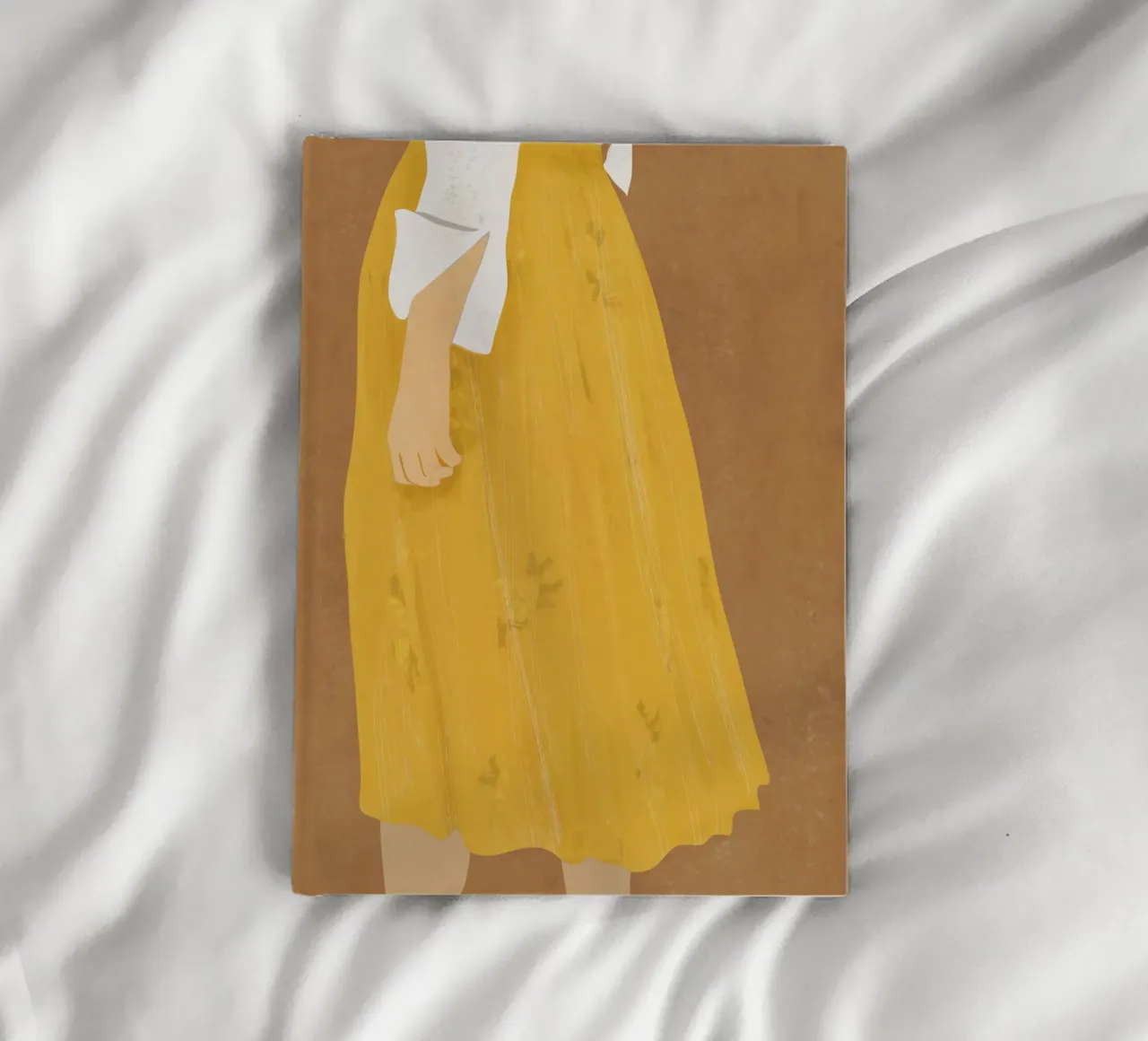 Jupe jaune carnet de notes de LeaDArt