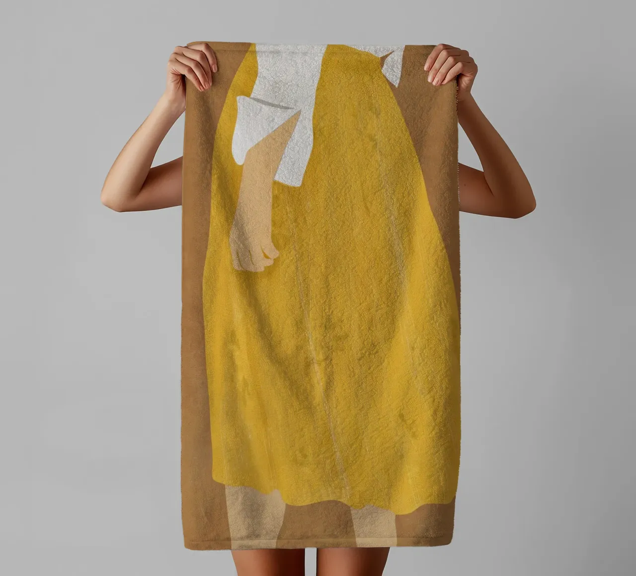 Jupe jaune serviette de bain de LeaDArt
