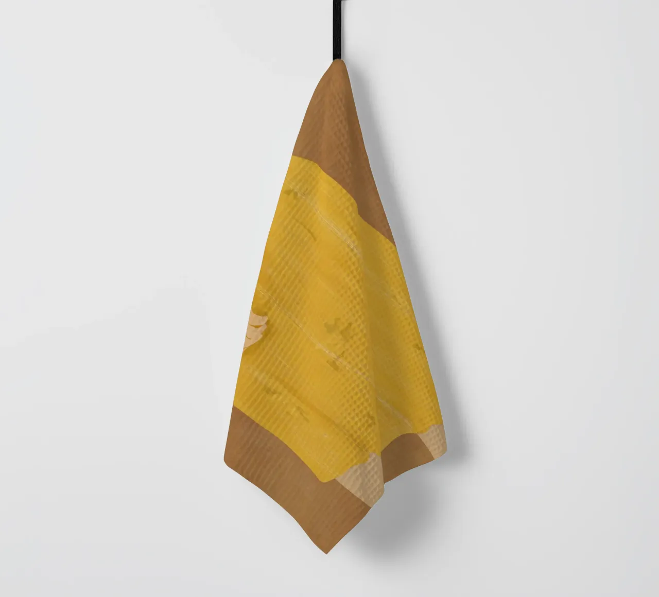 Jupe jaune torchon de LeaDArt