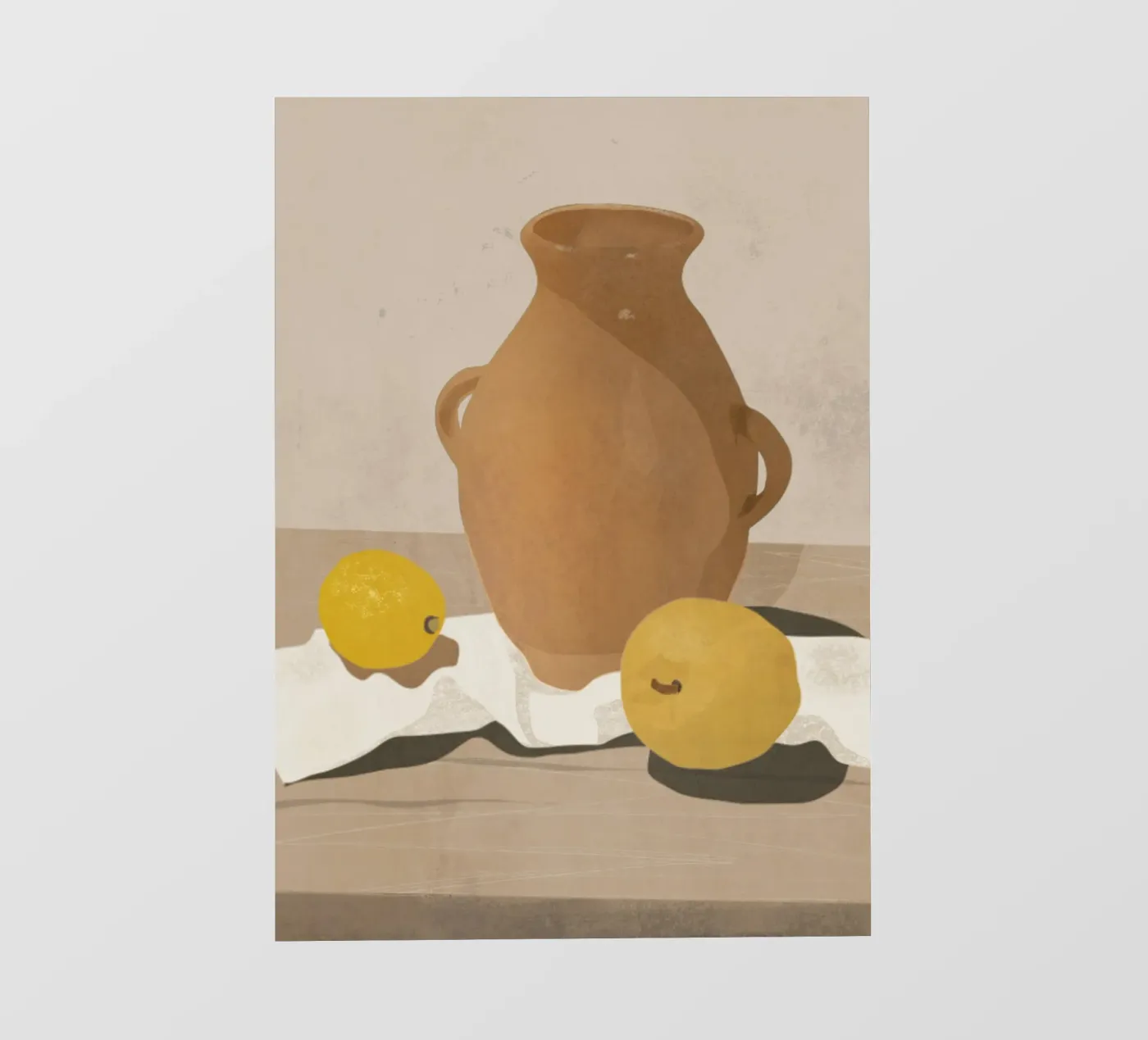 Two Lemons Fototapete von LeaDArt