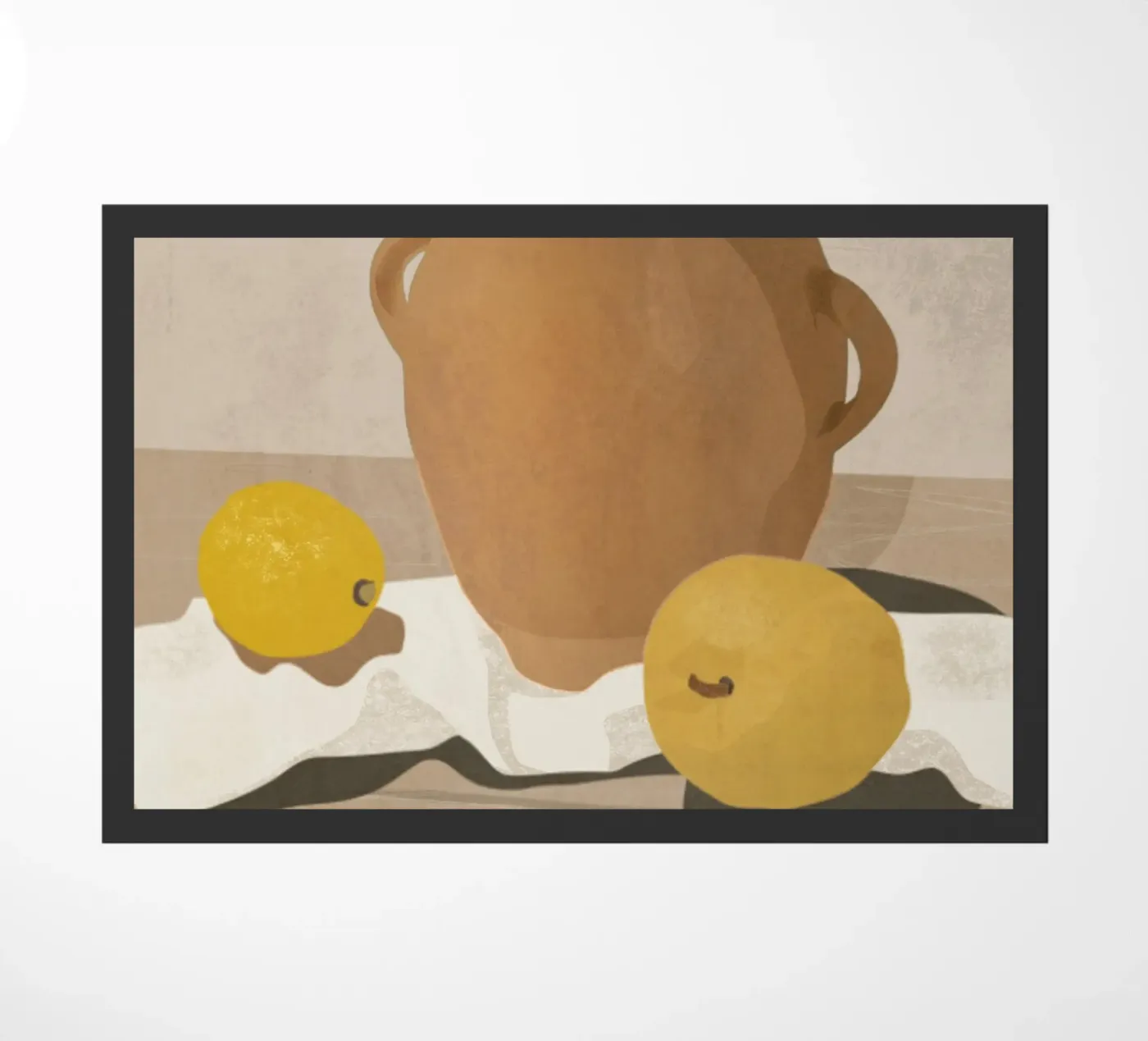 Two Lemons Fußmatte von LeaDArt