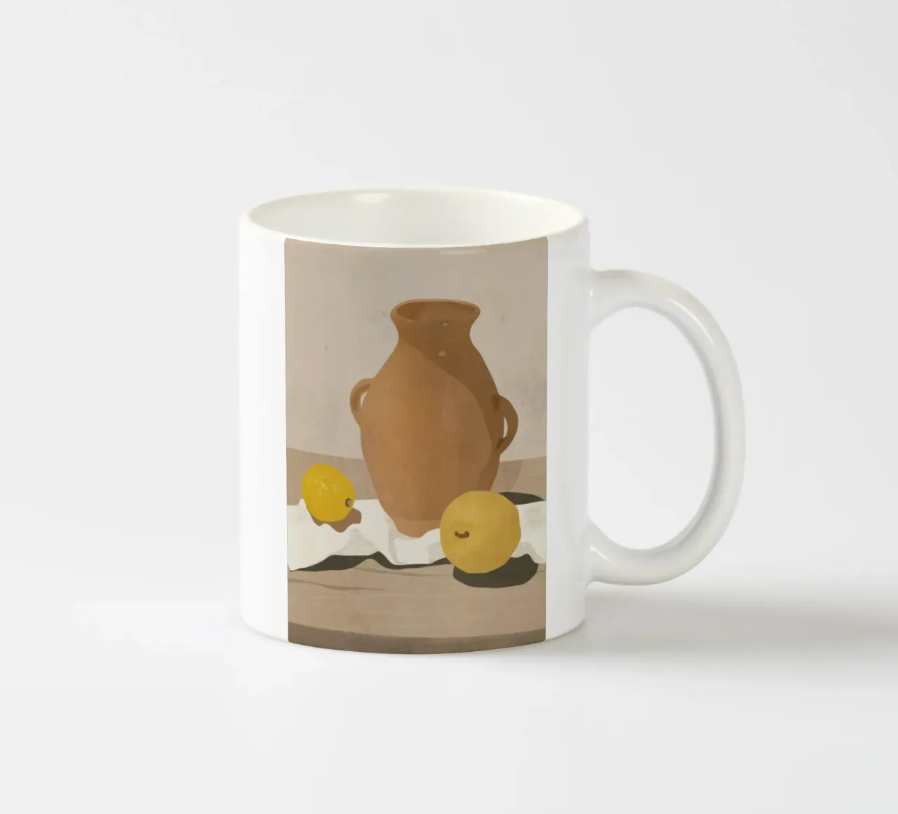 Due limoni tazza in ceramica da LeaDArt