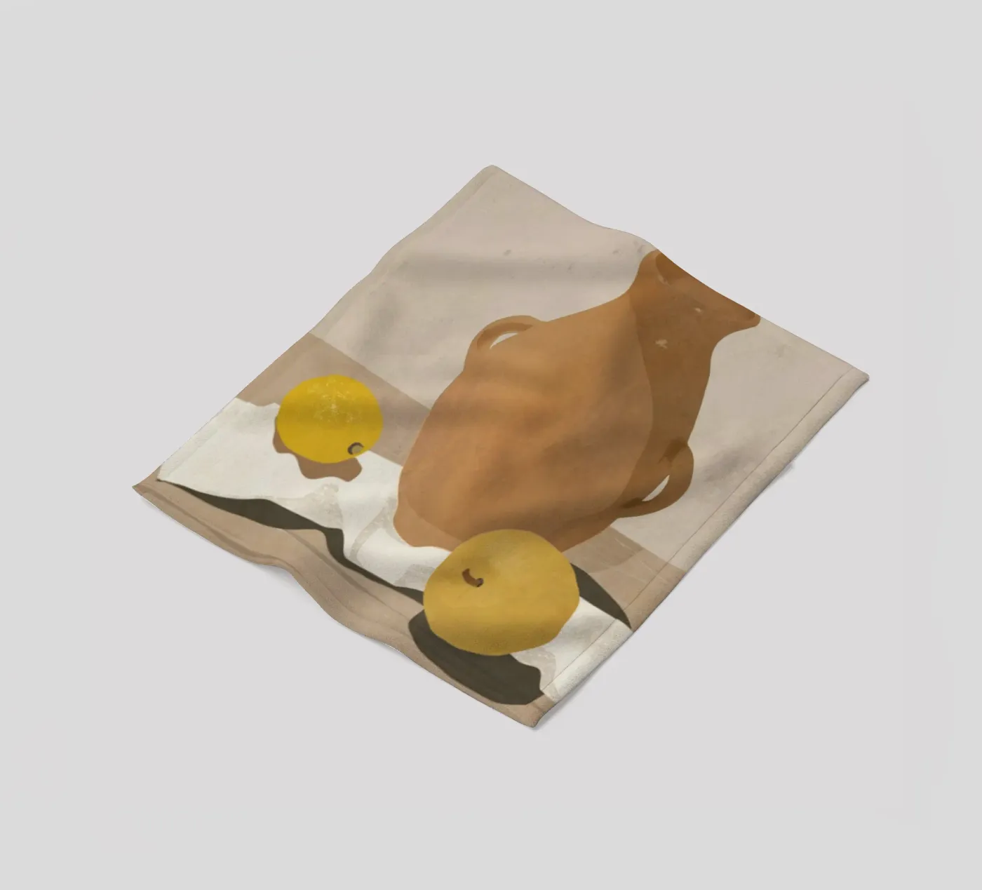 Two Lemons plaid polaire de LeaDArt