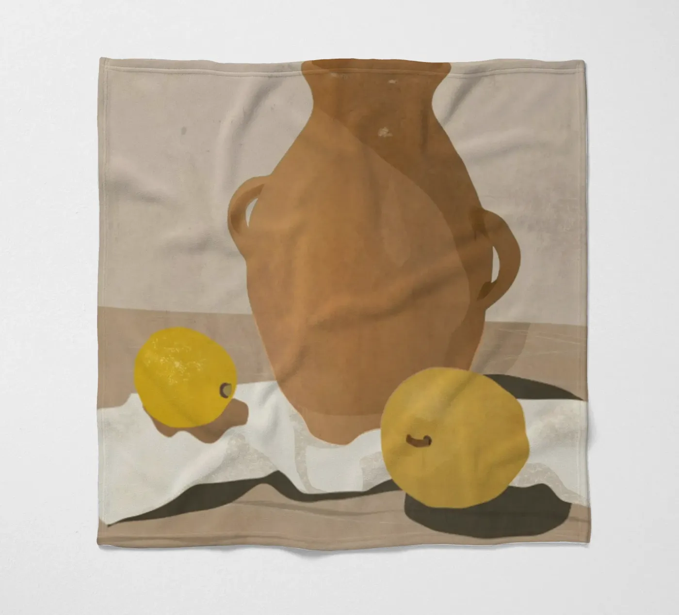 Two Lemons plaid polaire de LeaDArt