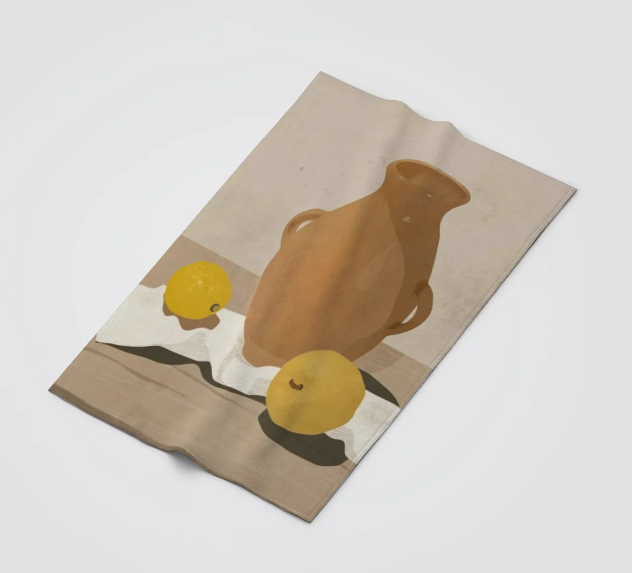 Twee Citroenen fleecedeken van LeaDArt