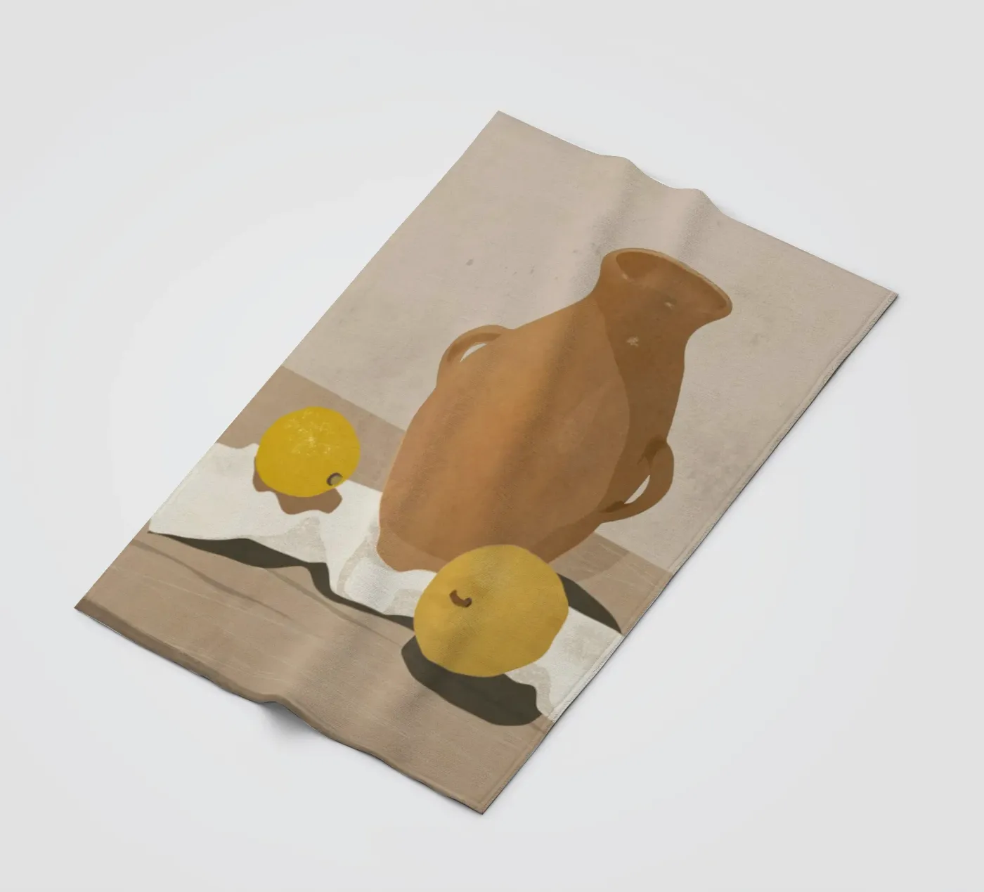 Two Lemons plaid polaire de LeaDArt