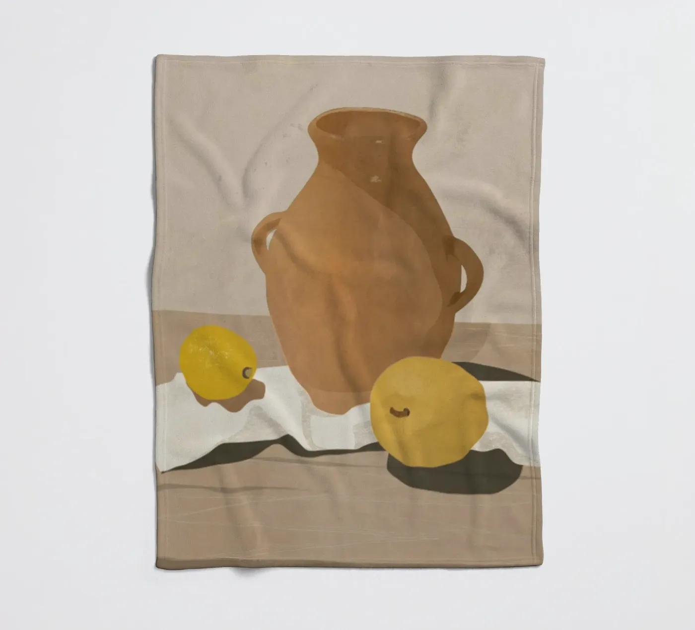 Two Lemons plaid polaire de LeaDArt