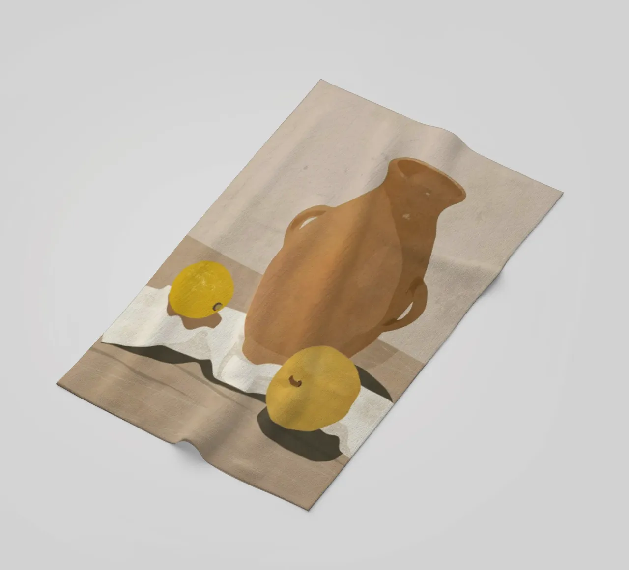 Due limoni telo mare da LeaDArt