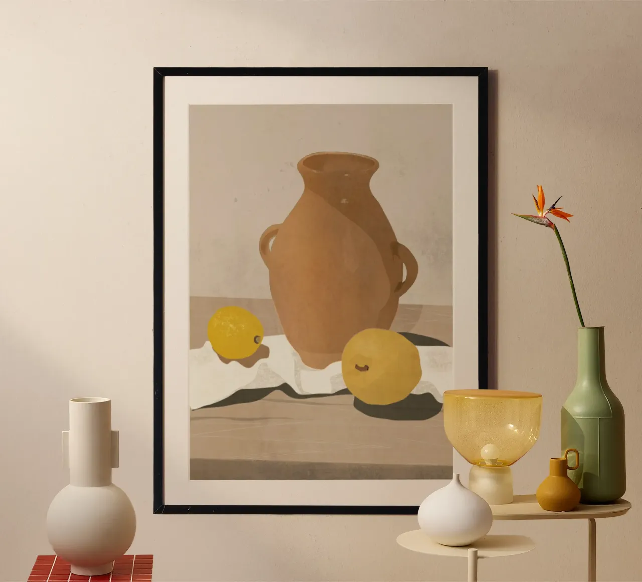 Twee Citroenen poster van LeaDArt