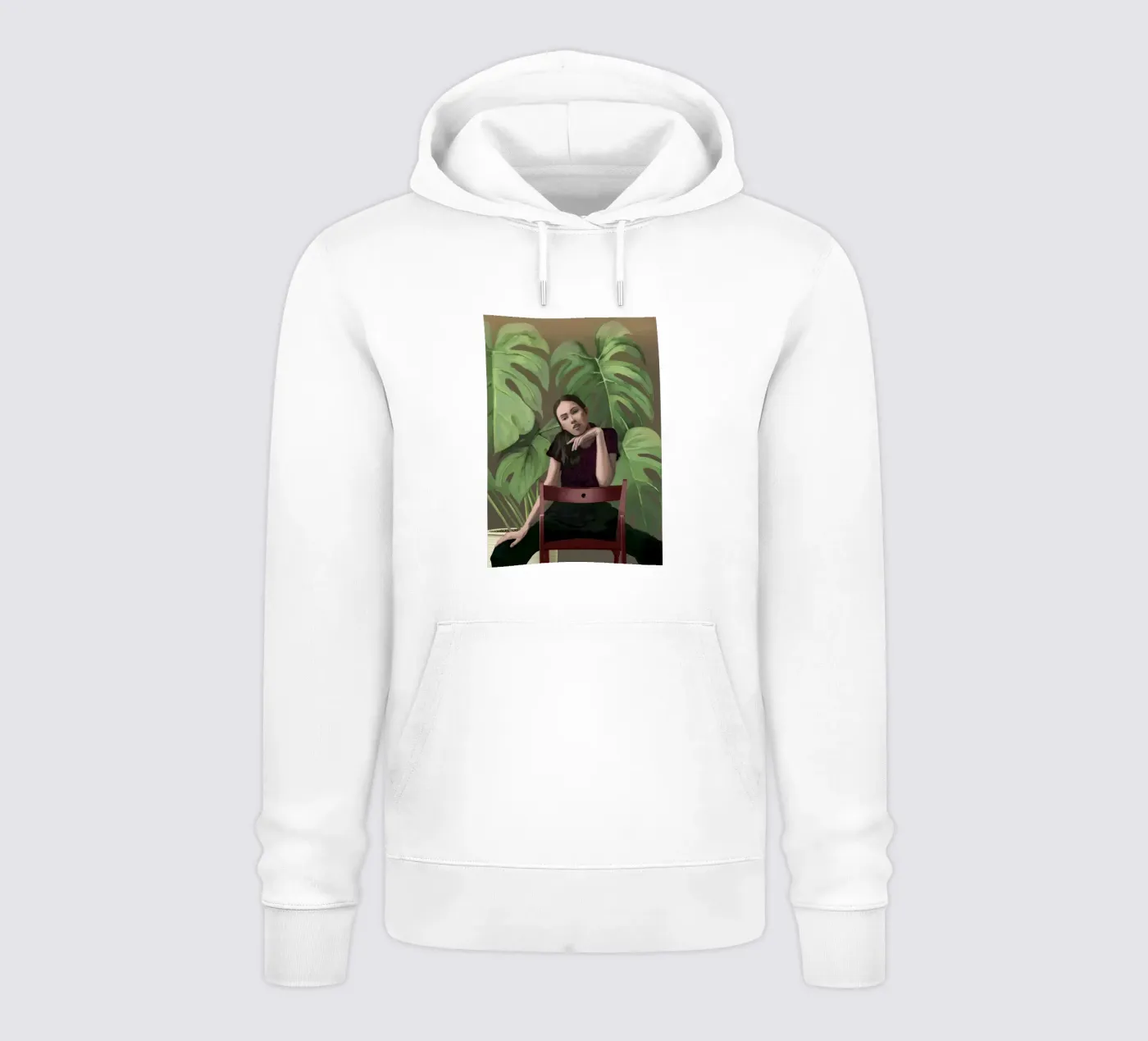 Chiarezza felpa con cappuccio da Verse