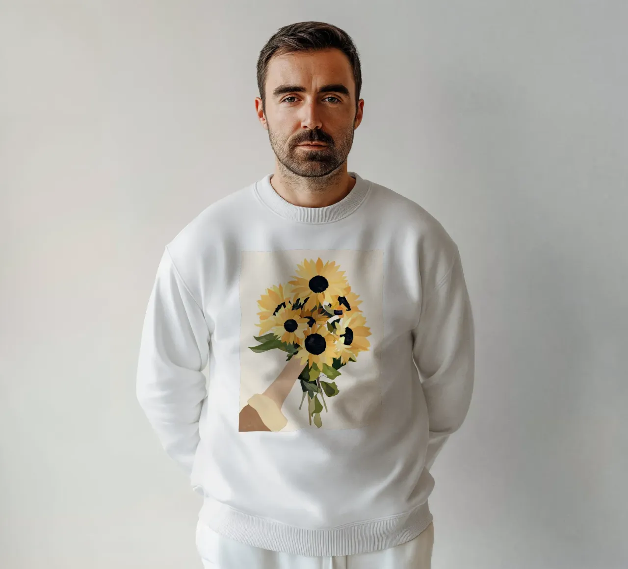 Sole in mano 2 felpa da LeaDArt