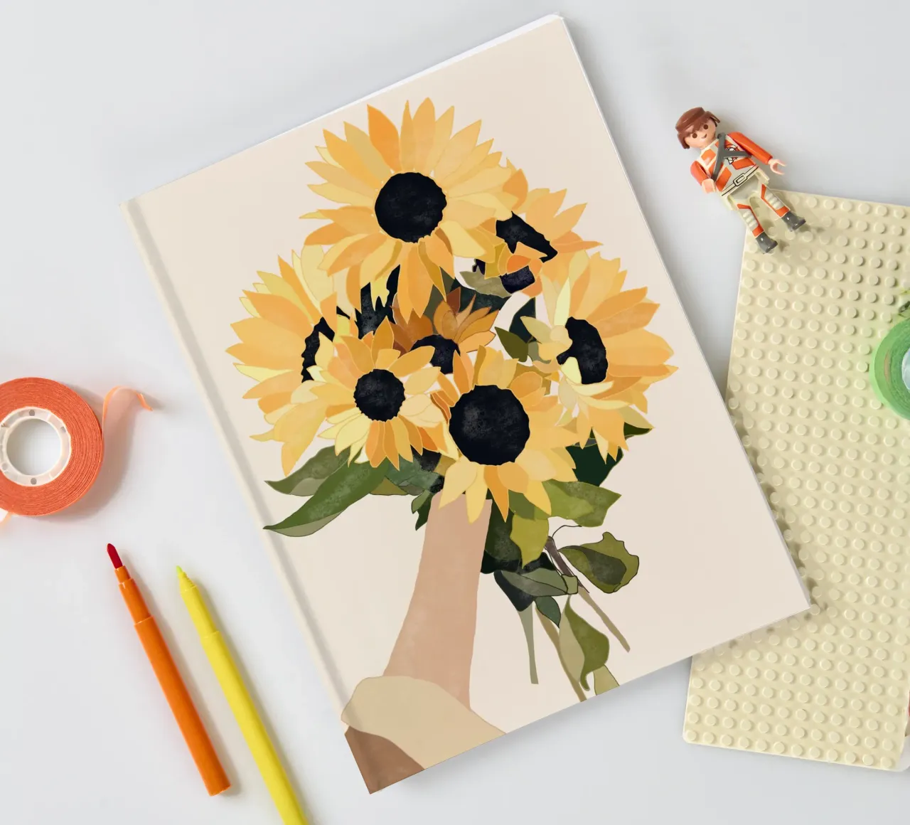 Sun in Hand 2 notebook by LeaDArt