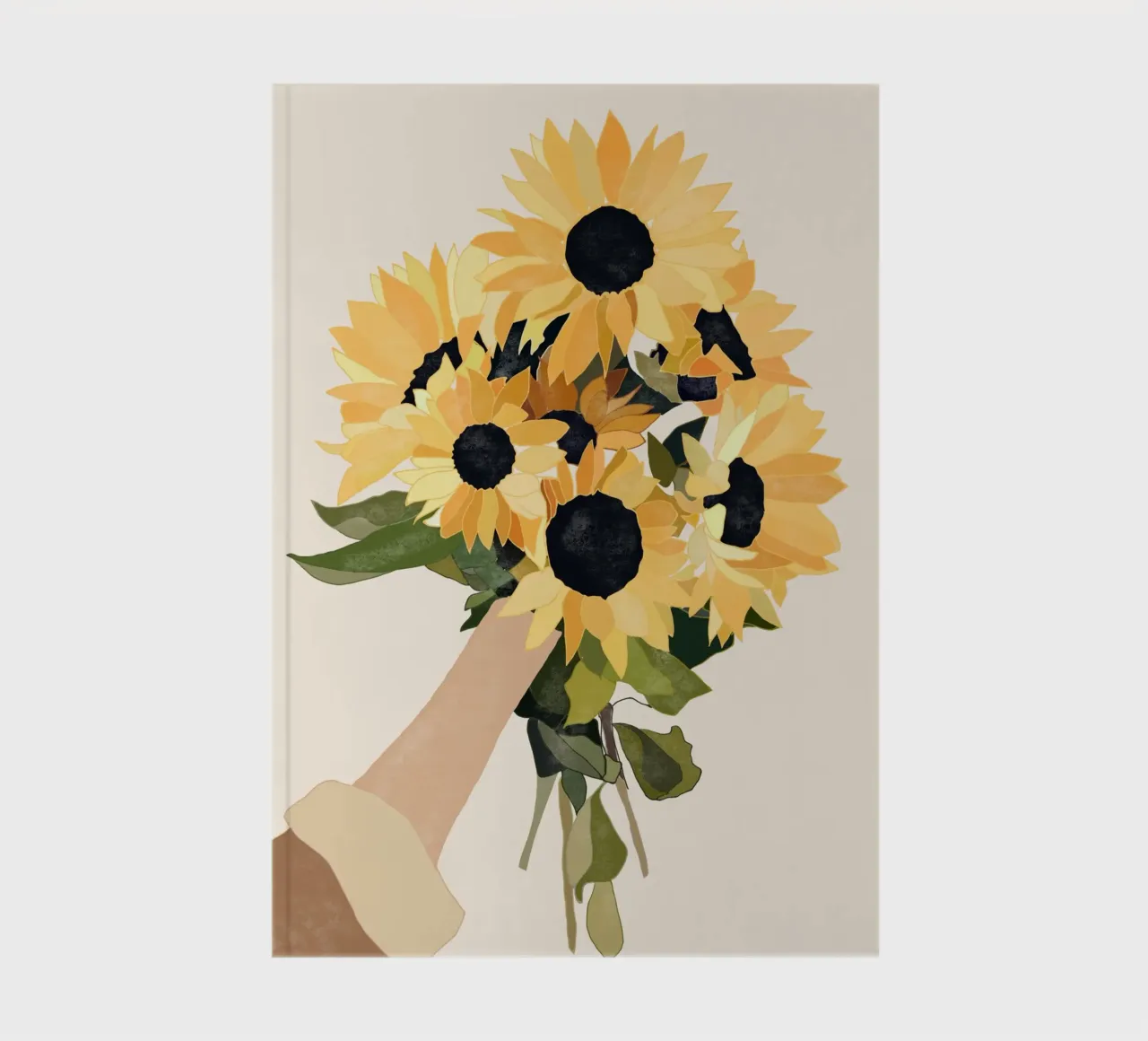 Sun in Hand 2 notebook by LeaDArt