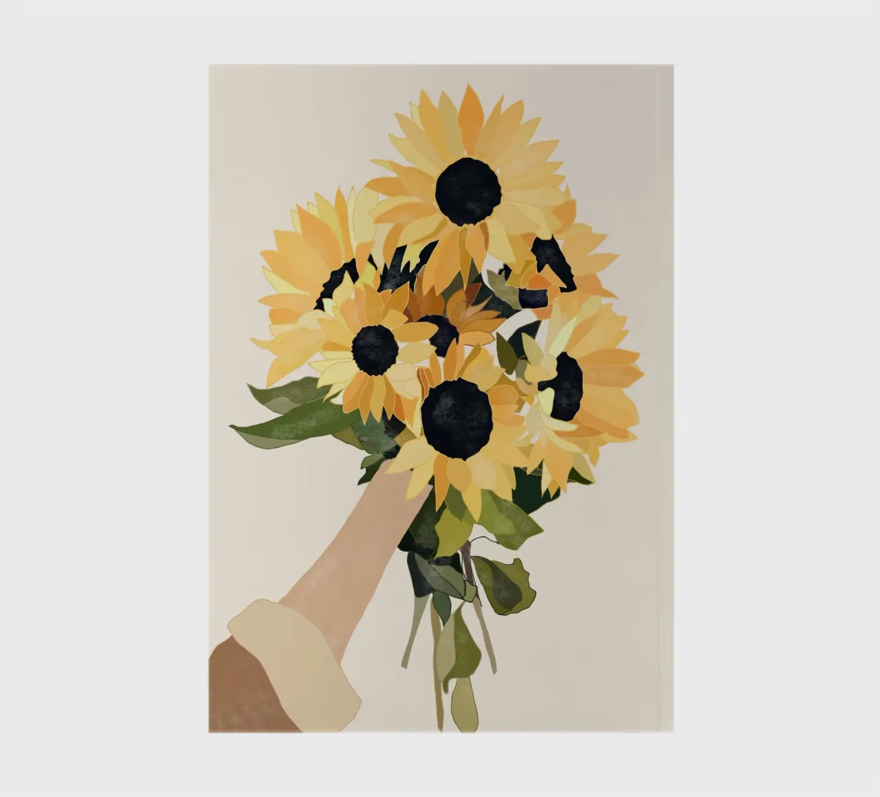 Sun in Hand 2 notebook by LeaDArt