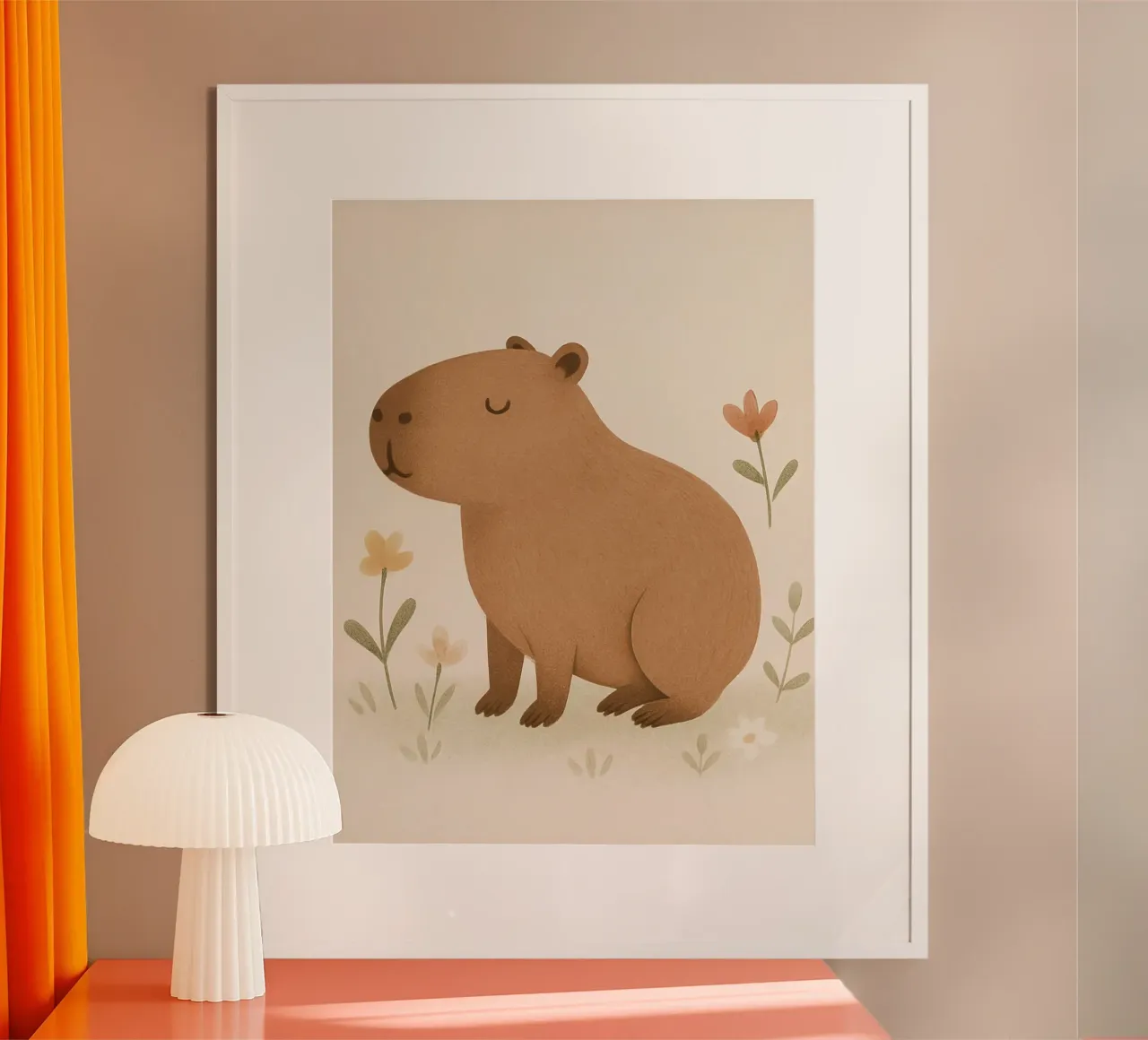 Capybara poster da Attaboy Dsgn