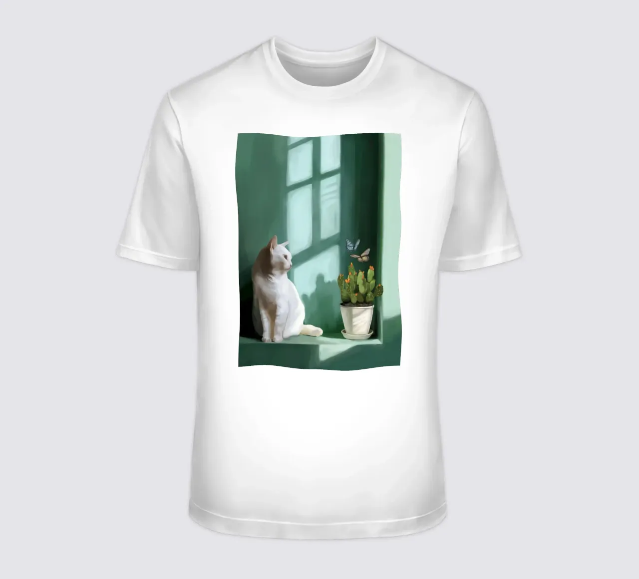 Smaragdgroene rust t-shirt van Verse