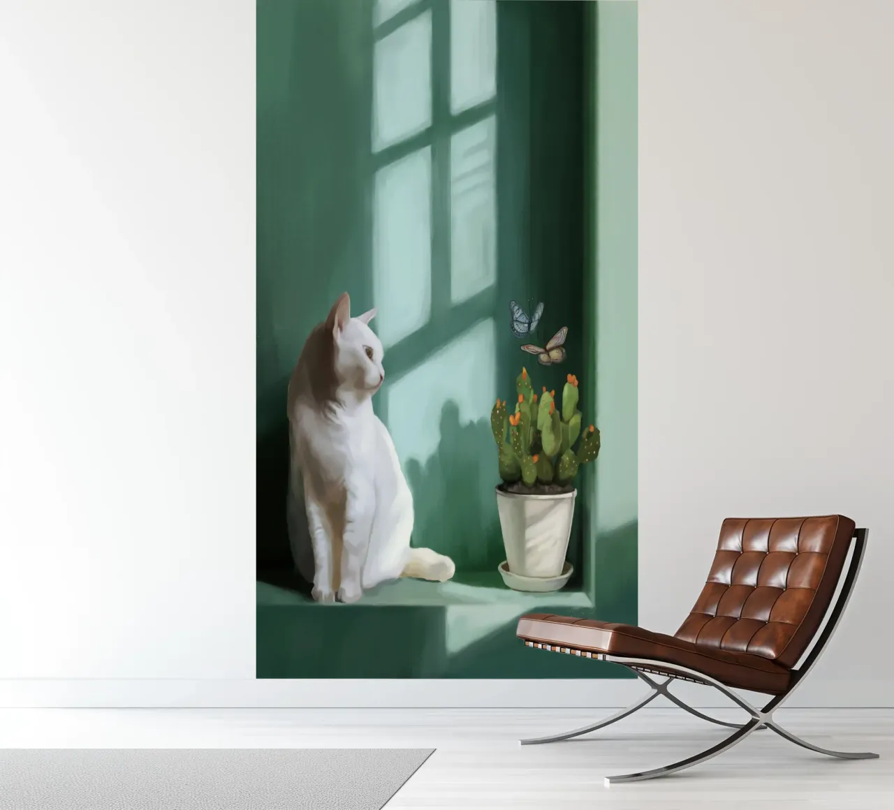 Smaragdgroene rust fotobehang van Verse