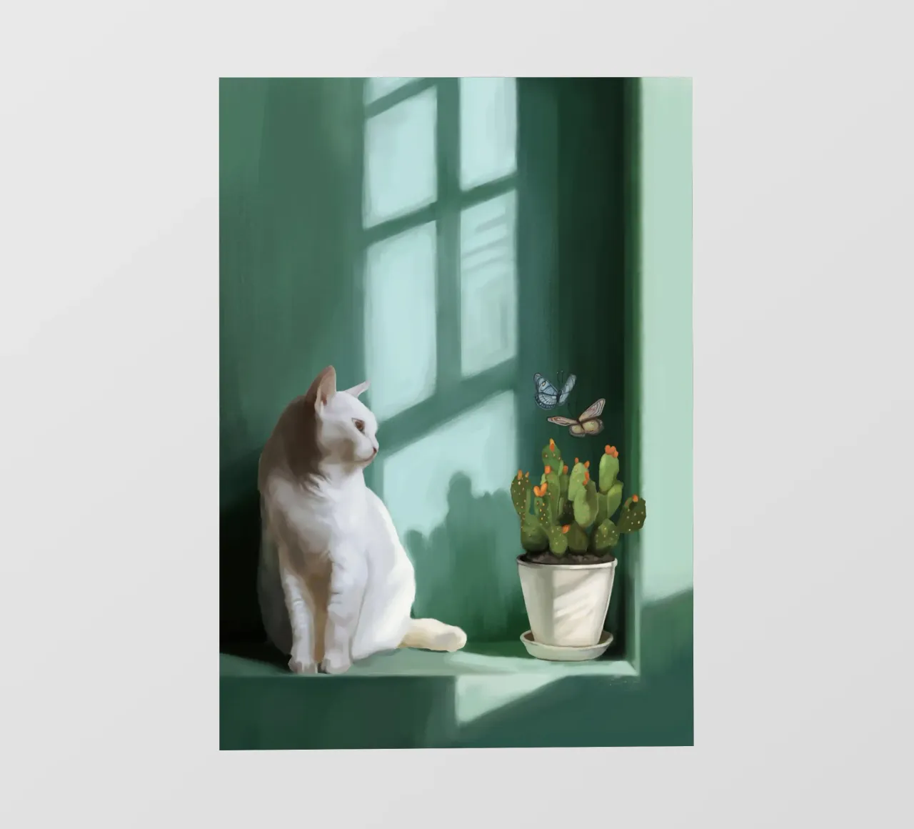 Smaragdgroene rust fotobehang van Verse