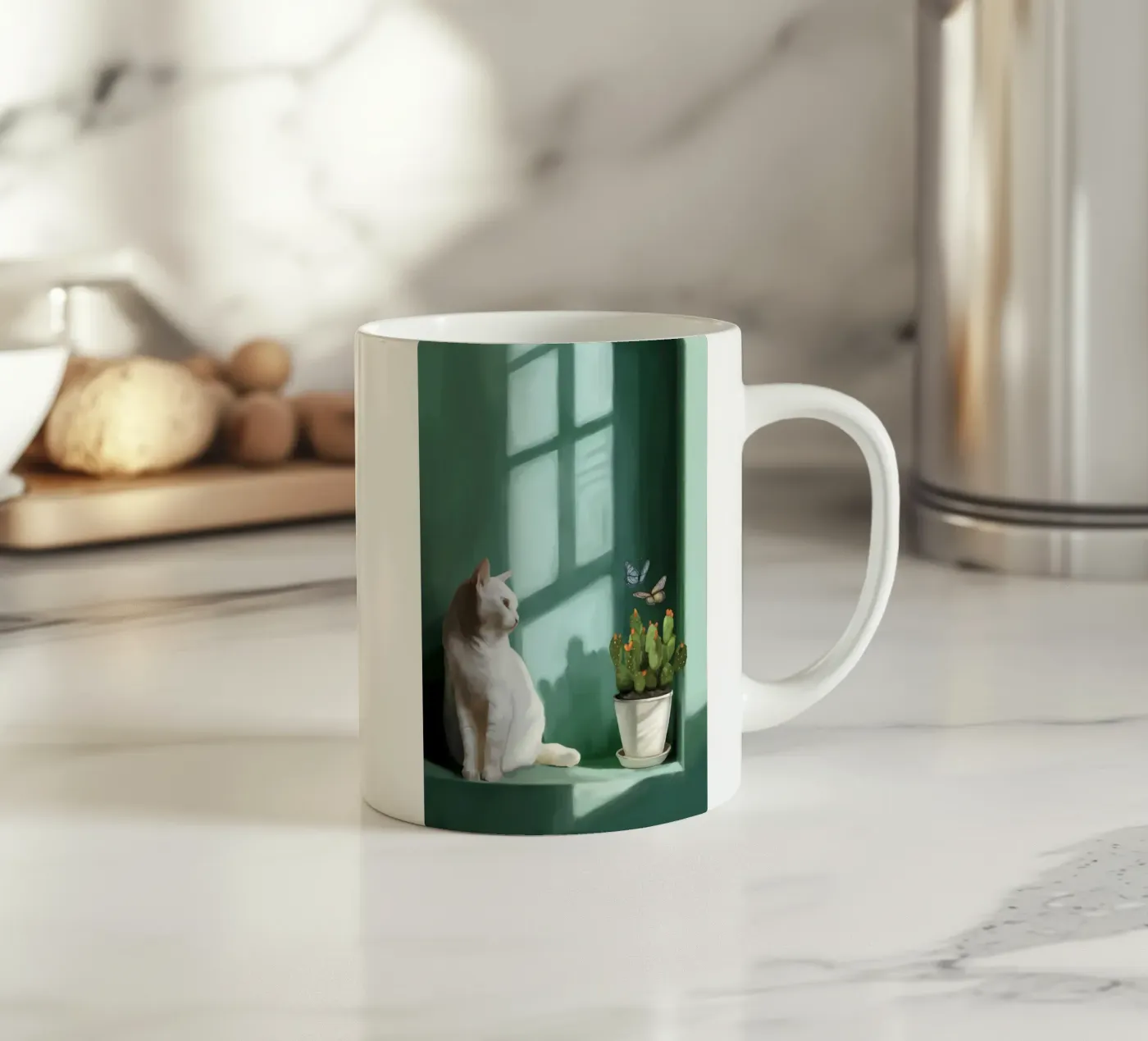 Emerald Tranquility tazza in ceramica da Verse