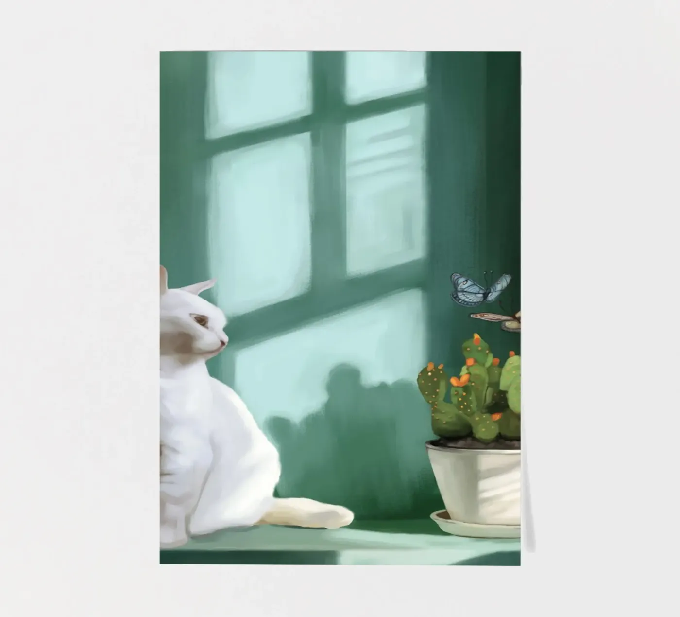 Smaragdgroene rust stickervel van Verse