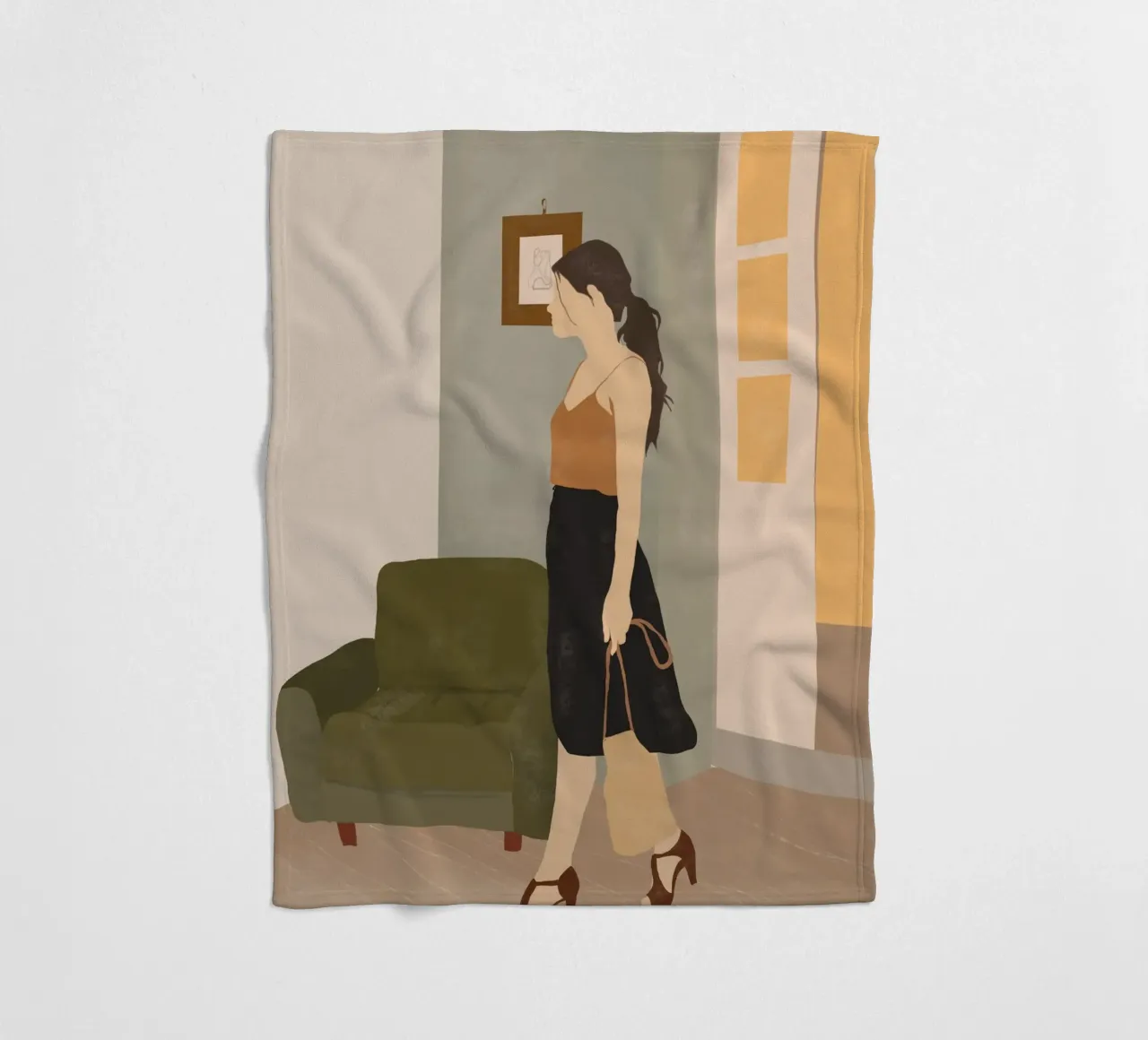 Aussteigen Fleecedecke von LeaDArt