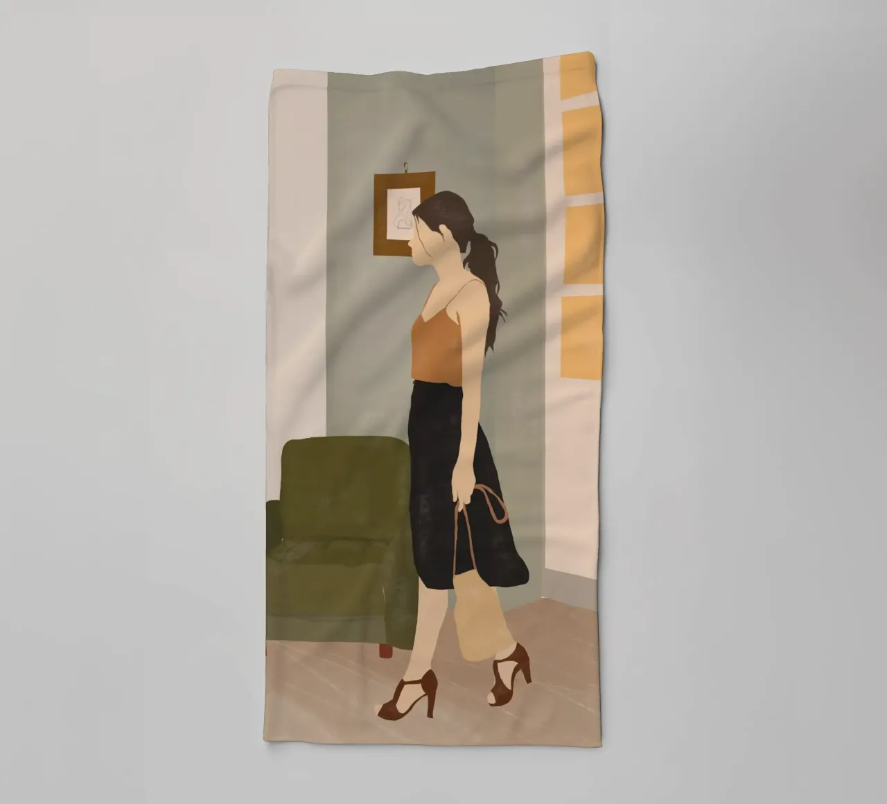 Step Out towel by LeaDArt