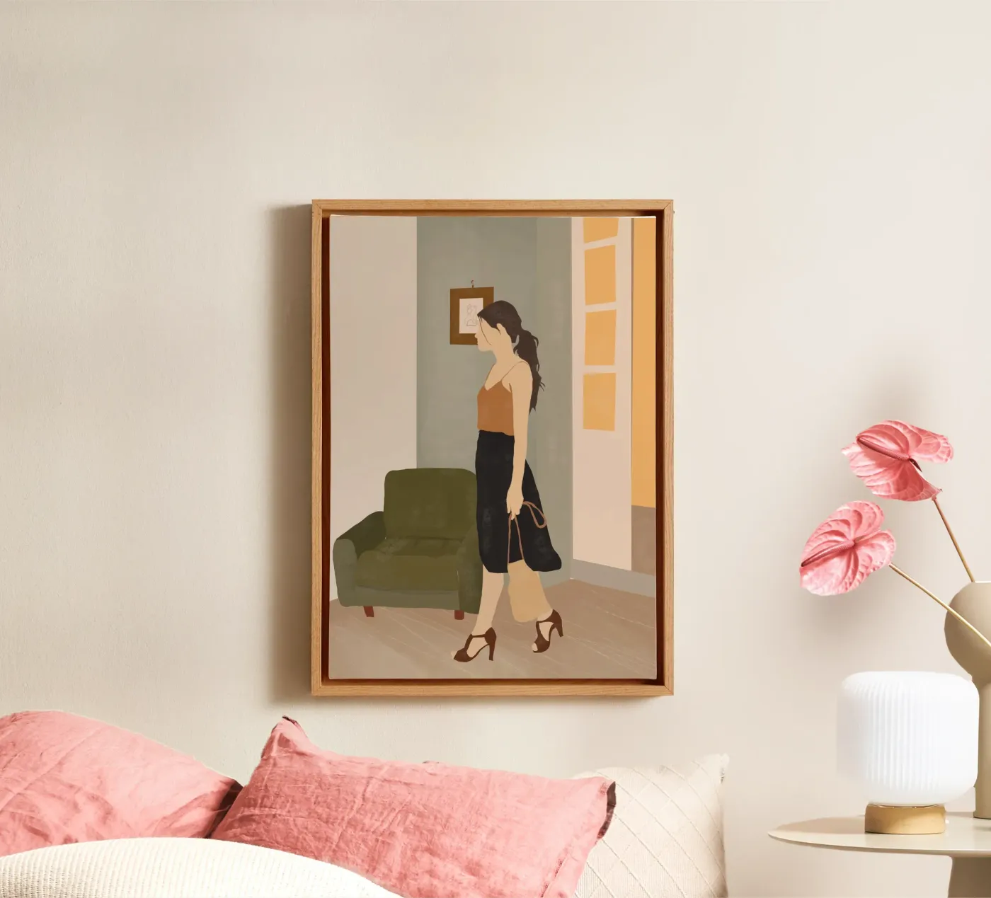 Step Out canvas by LeaDArt