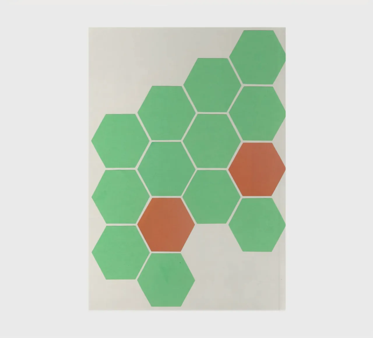 Mint Honeycomb notebook by Cassia Beck Collage