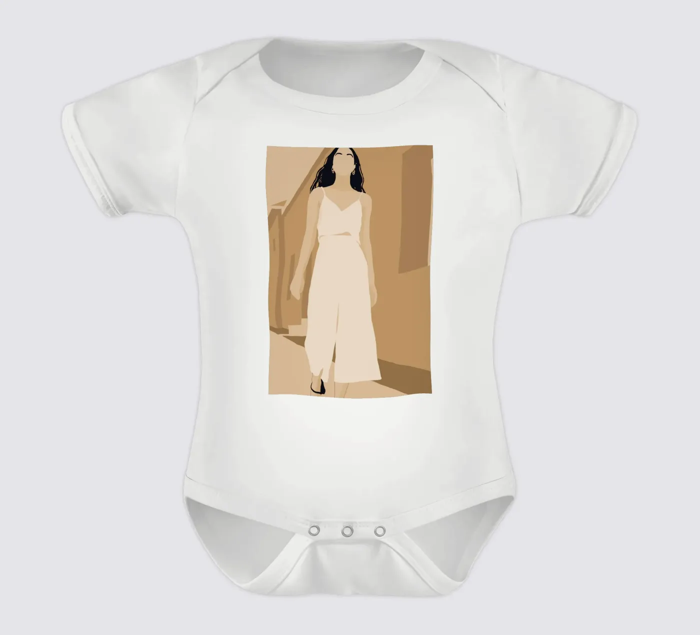 Passi di luce body neonato maniche corte da LeaDArt