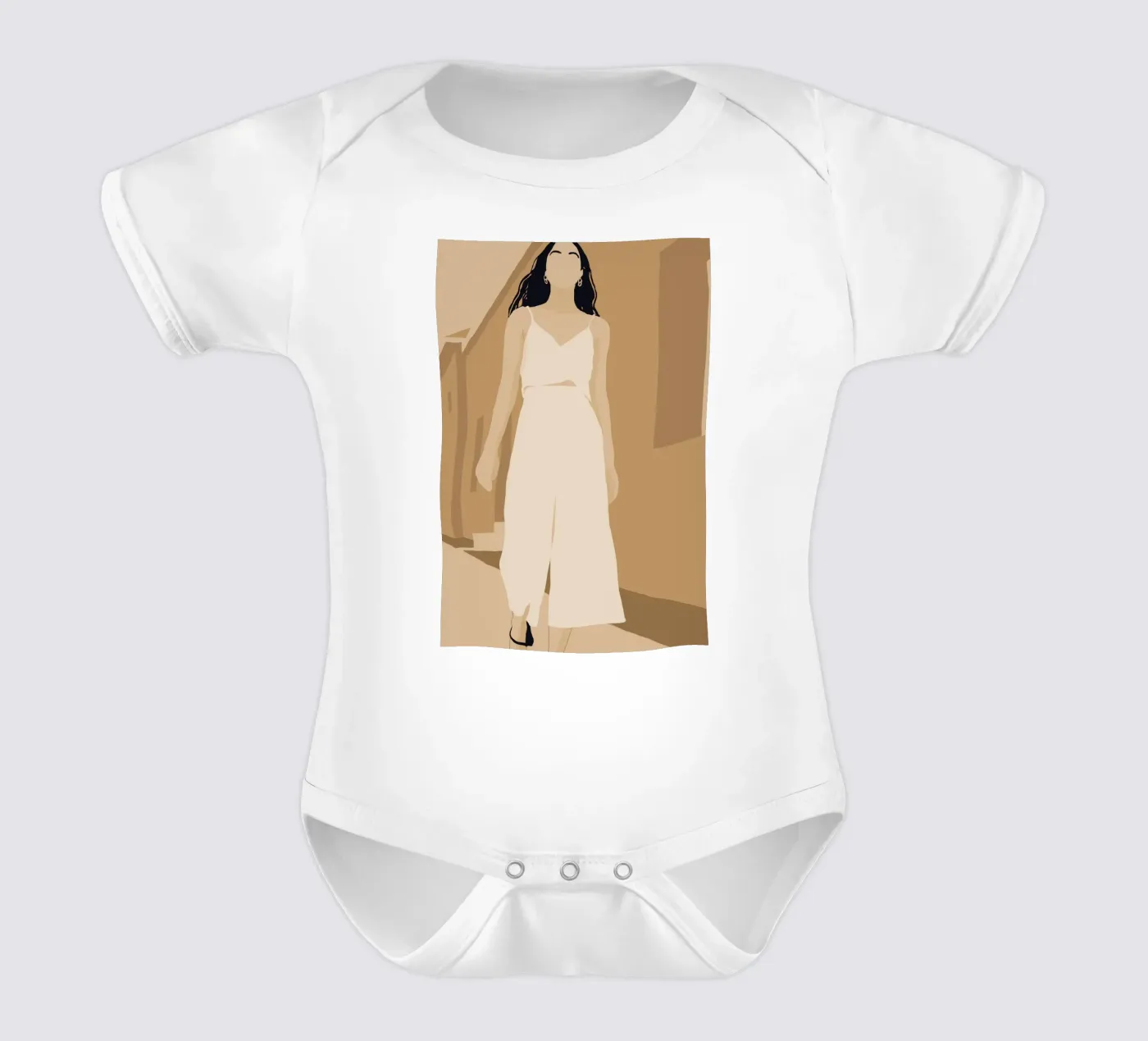 Passi di luce body neonato maniche corte da LeaDArt