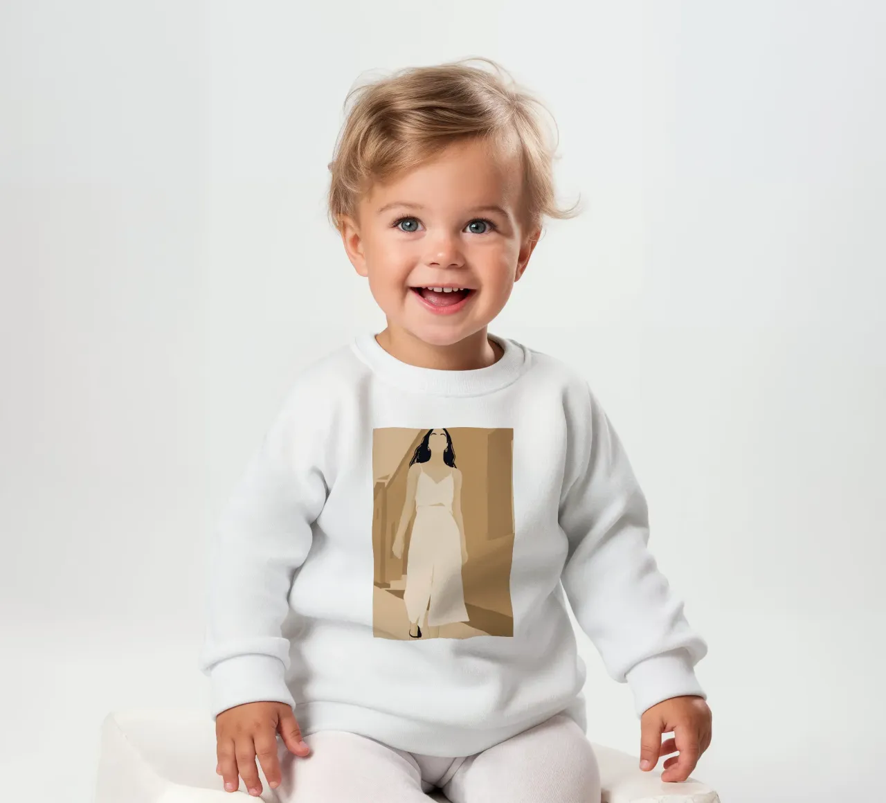 Passi di luce felpa neonato da LeaDArt