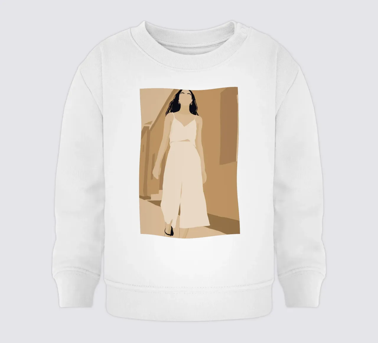 Passi di luce felpa neonato da LeaDArt