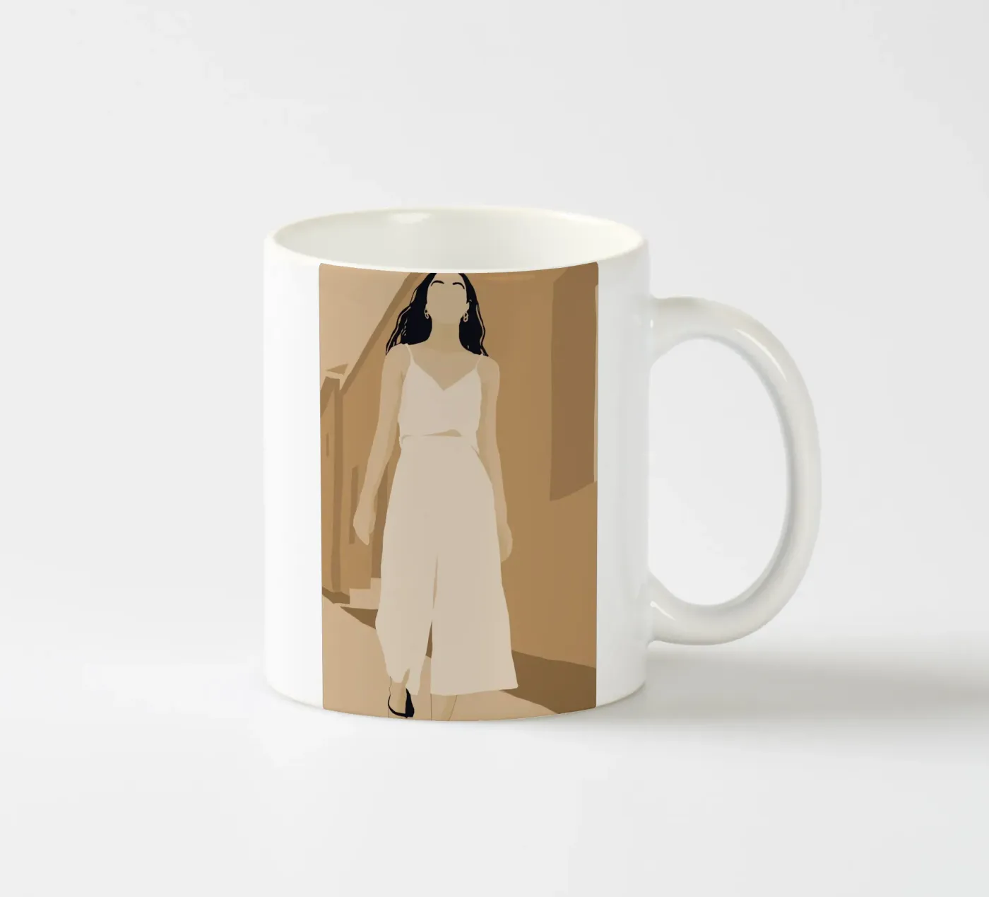 Light Steps keramische mok van LeaDArt