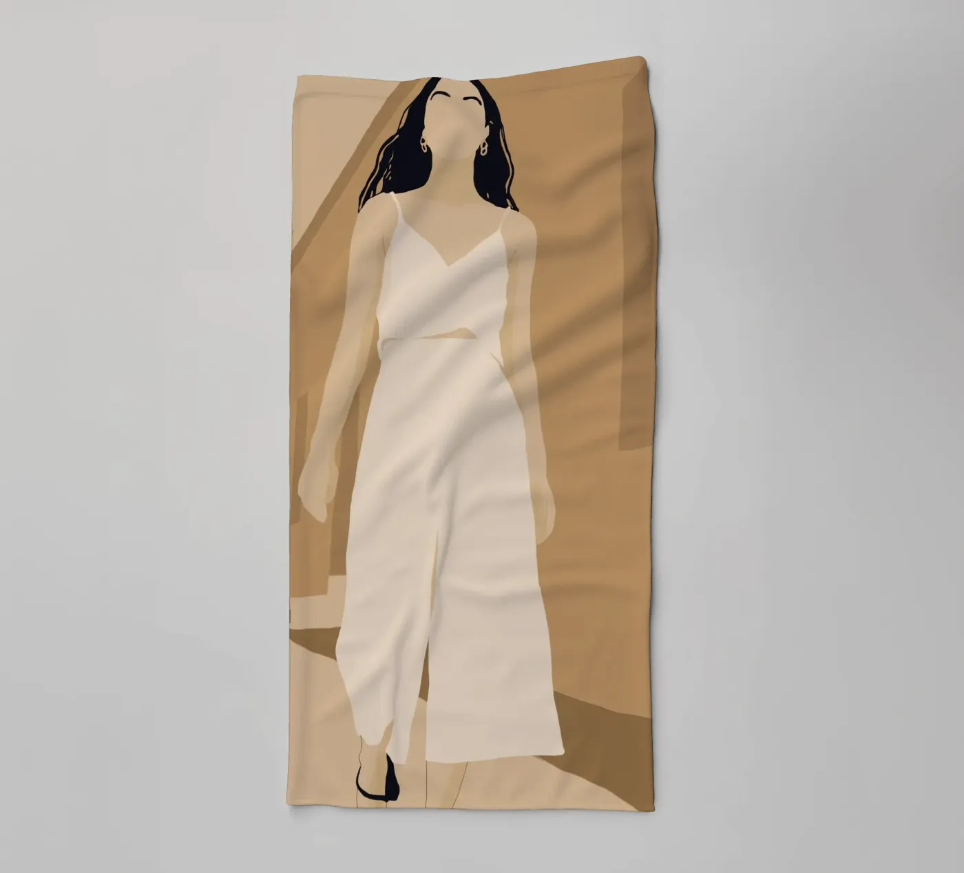 Lichte stappen badhanddoek van LeaDArt