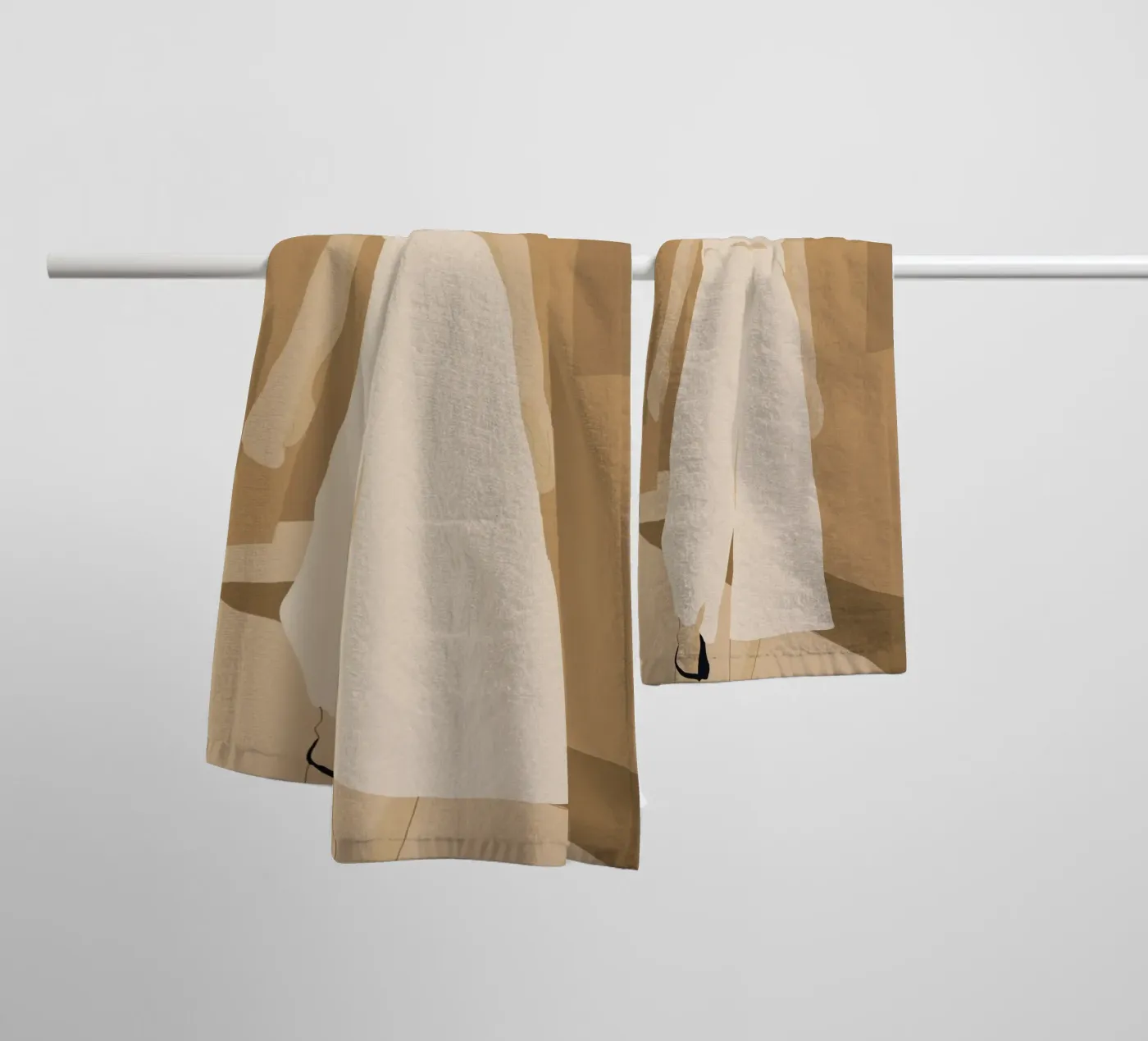 Lichte stappen badhanddoek van LeaDArt