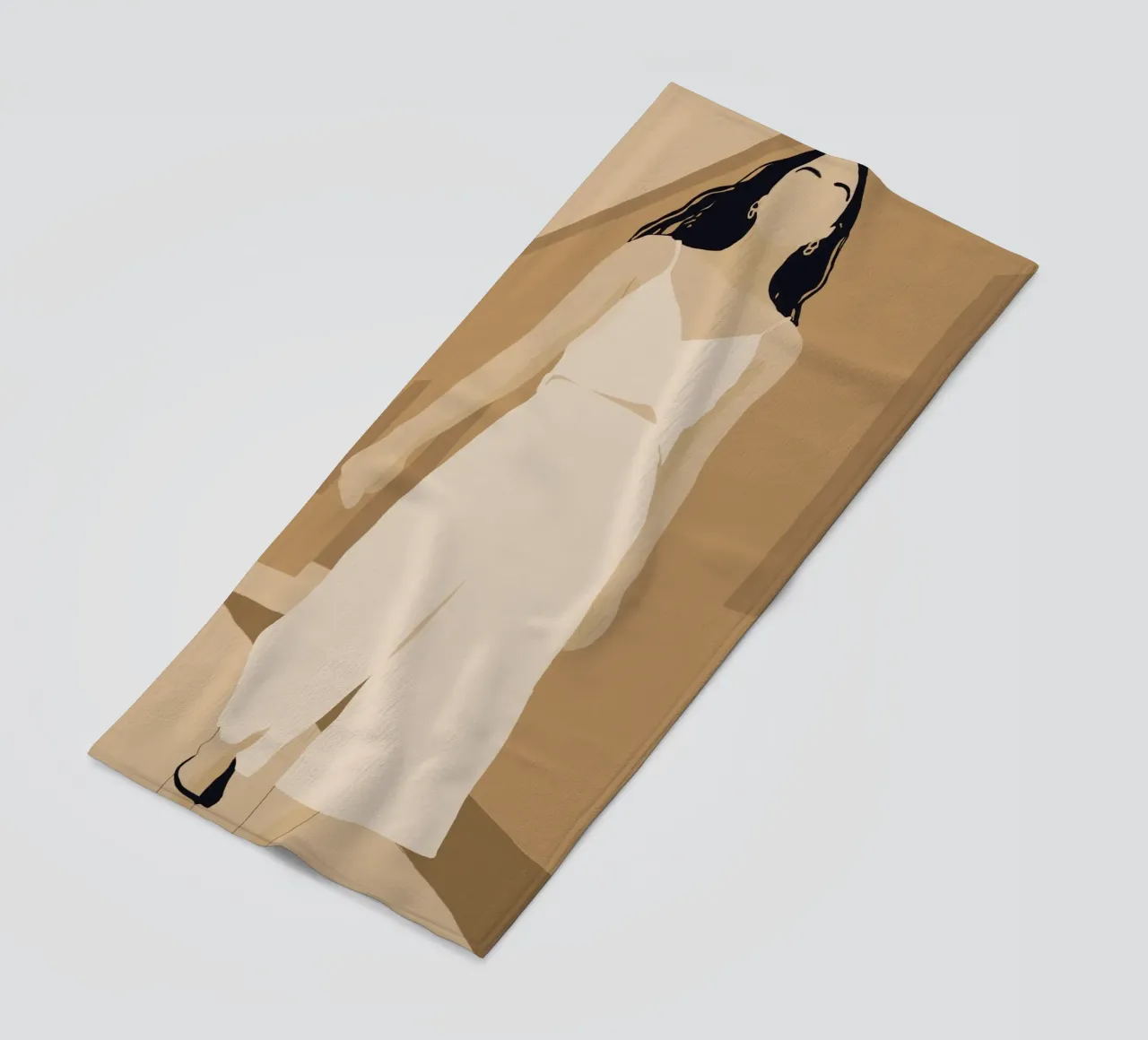 Lichte stappen strandhanddoek van LeaDArt