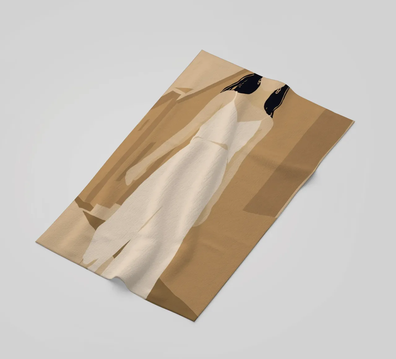 Lichte stappen strandhanddoek van LeaDArt