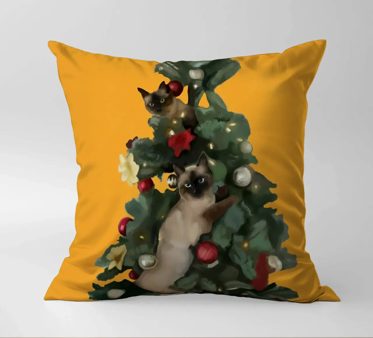 Feste feline cuscino da Verse