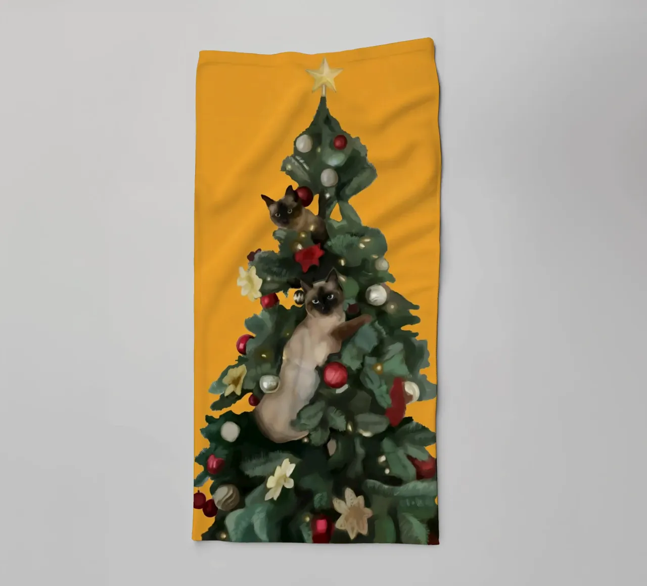 Feste feline asciugamano da bagno da Verse