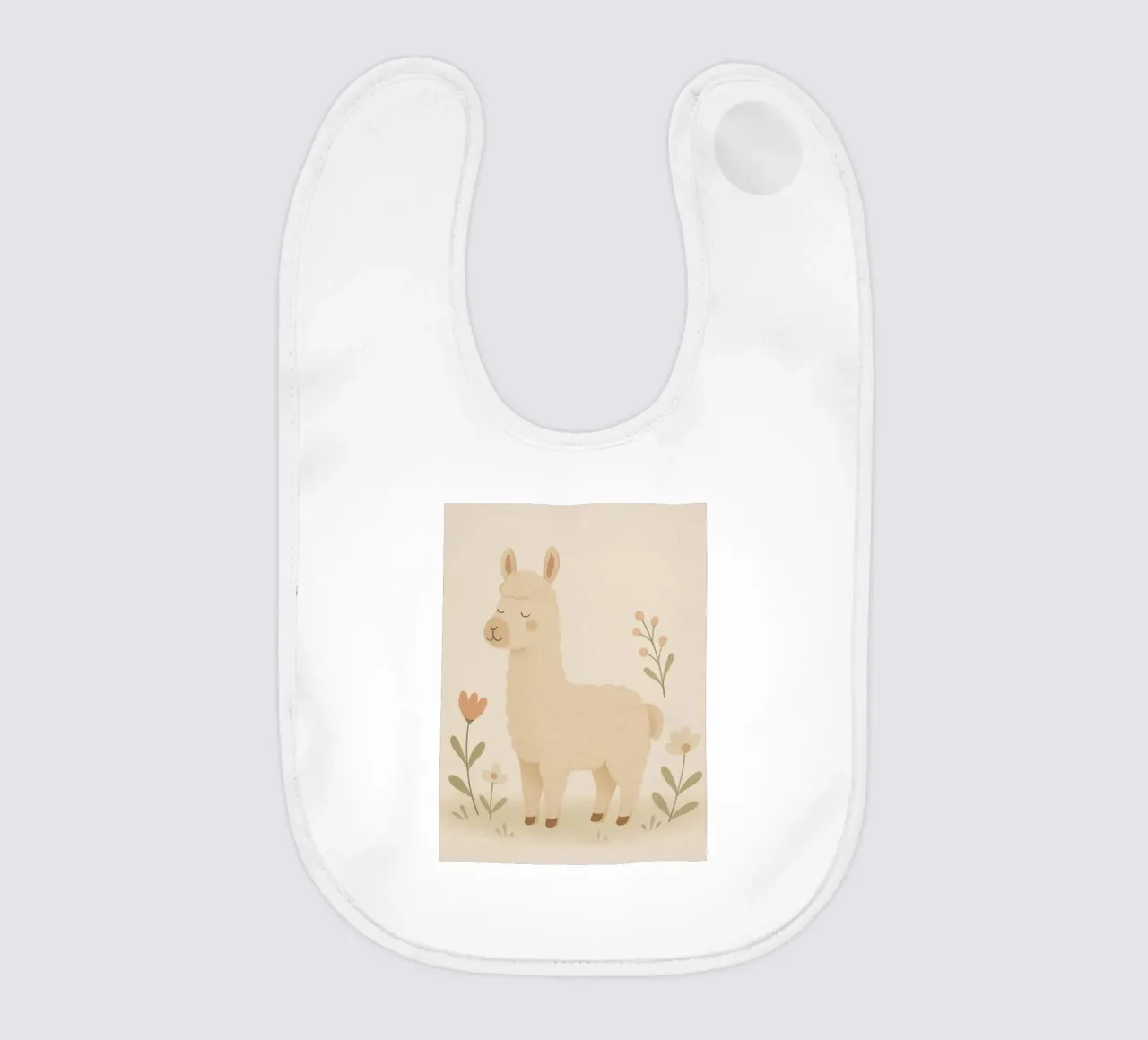 Llama Soft Pastel bavaglino da Attaboy Dsgn