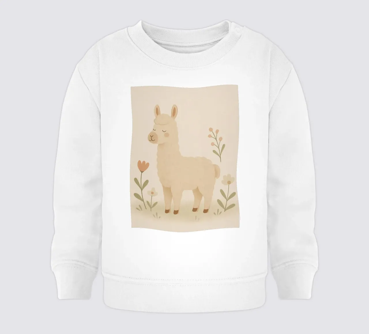 Llama Soft Pastel felpa neonato da Attaboy Dsgn