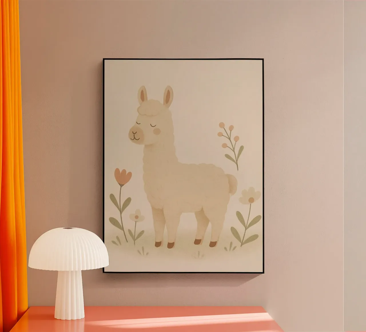 Llama Soft Pastel plexiglass da Attaboy Dsgn