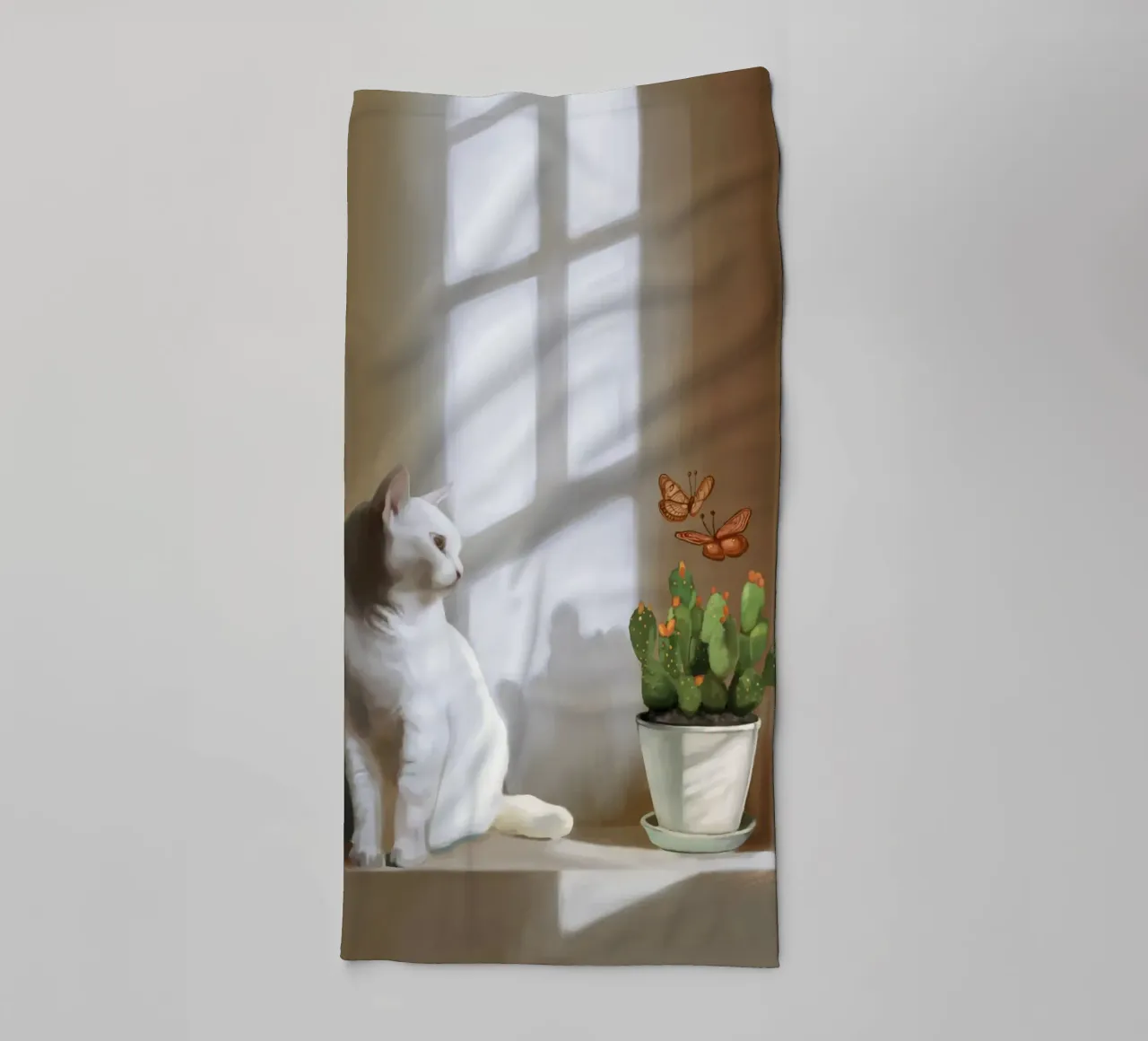 Harmonie dans la lumière du matin serviette de bain de Verse