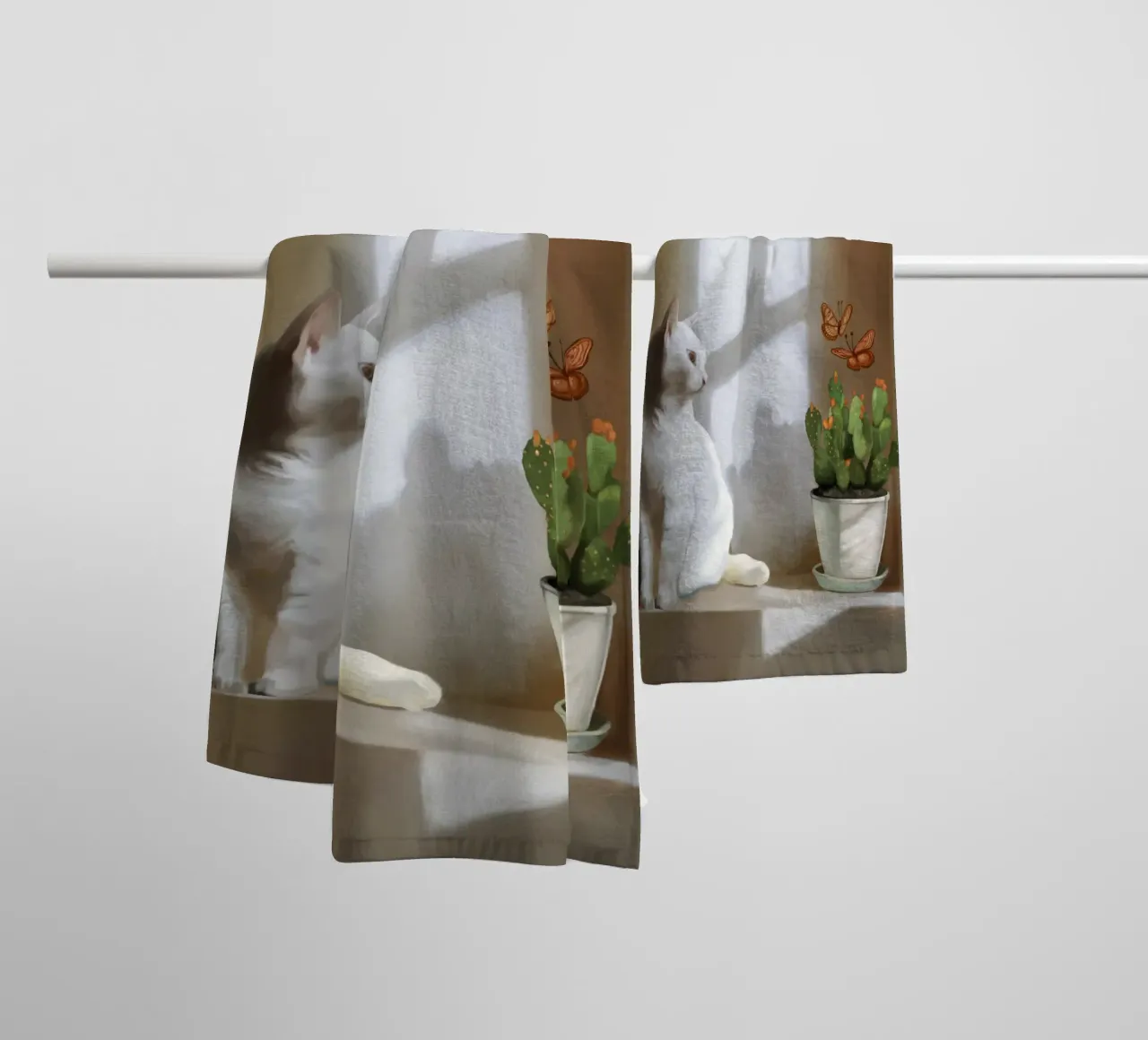 Harmonie dans la lumière du matin serviette de bain de Verse