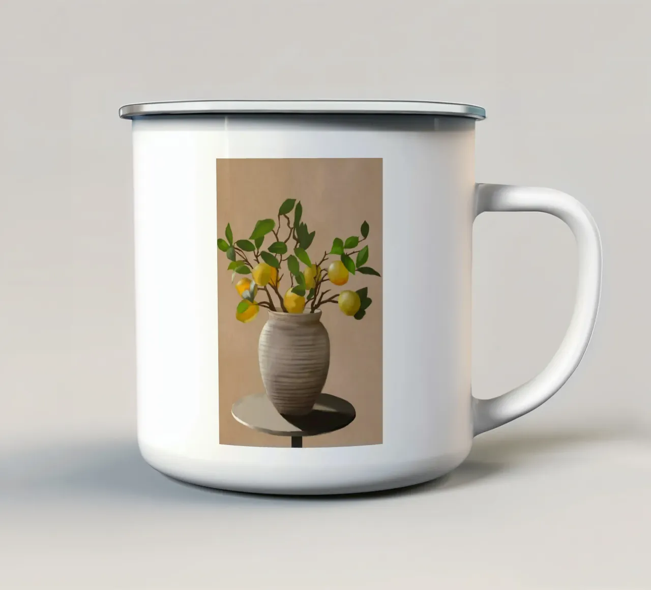Limoni tazza in smalto da Verse