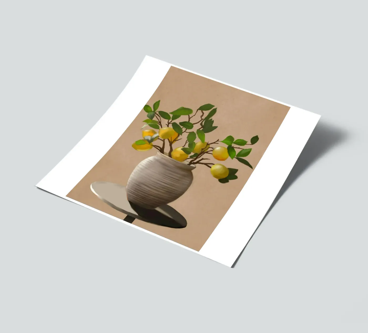 Citroenen stickervel van Verse