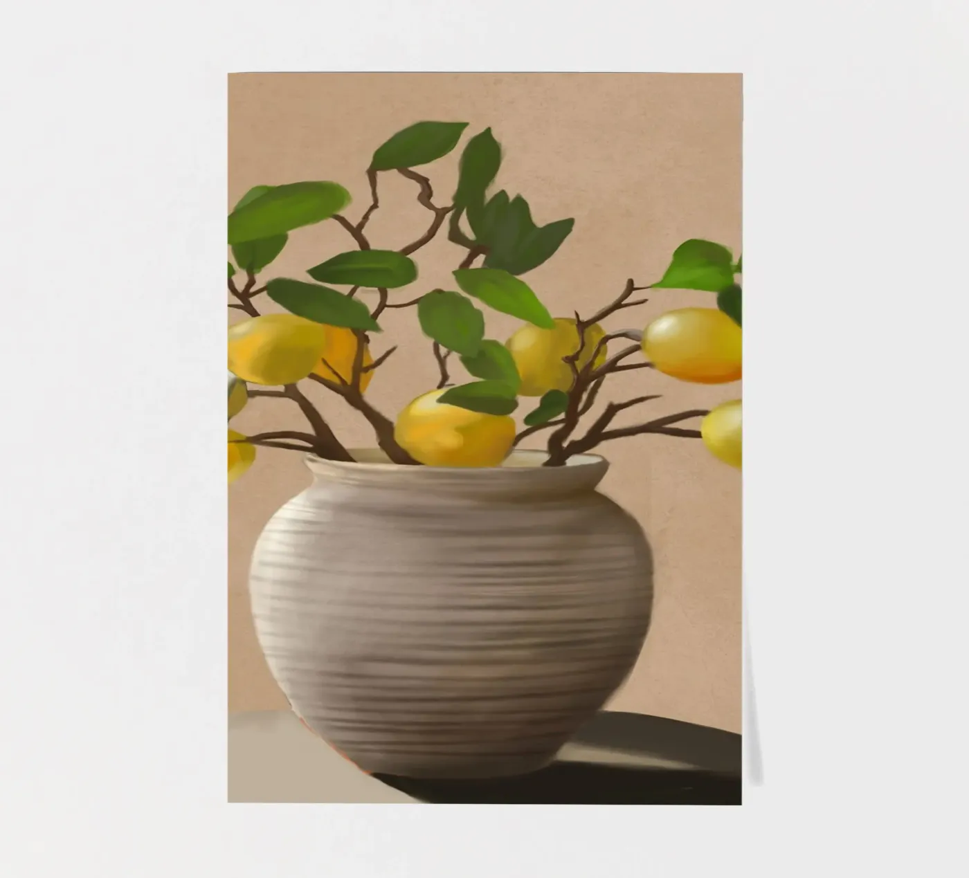 Citroenen stickervel van Verse